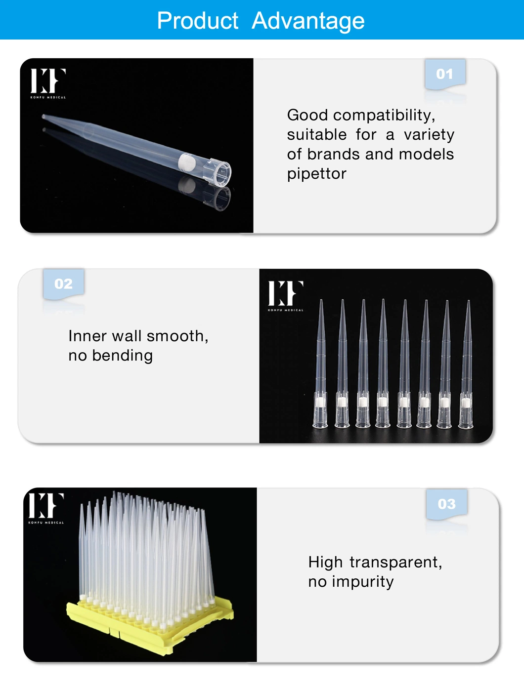 Medical Laboratory 200UL Disposable Robotic Clear Black Conductive Mca Automation Tecan Pipette Tips with Filter Racked